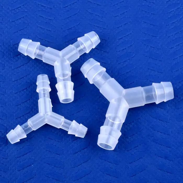 5 à 200 pièces, plastique de qualité alimentaire, 4 à 16 mm, ∠120 ° Connecteur en T de type Y pour