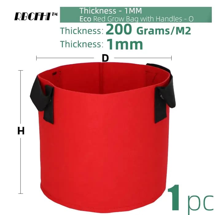 RBCFHI 1-20 gallons coloré plante poussent sacs fleur légumes aération plantation Pot conteneur jardinage