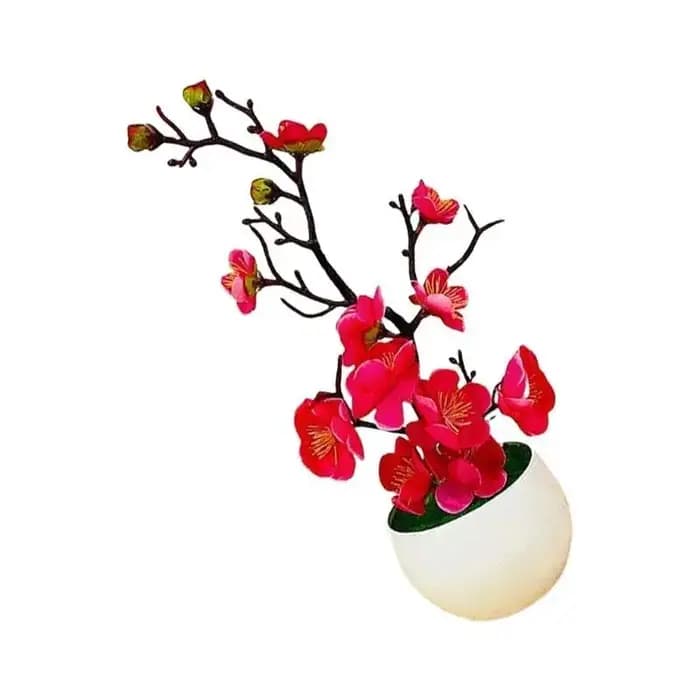 E8BD – arbre artificiel en pot, fleur réaliste, fausse plante, faible entretien, pour maison moderne, décoration jardin