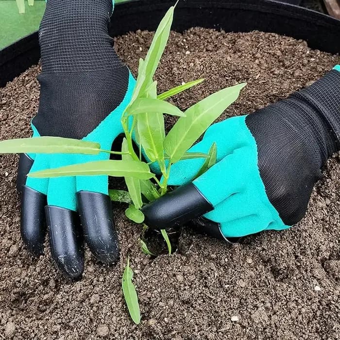 Gants de jardin avec griffes - Excavez