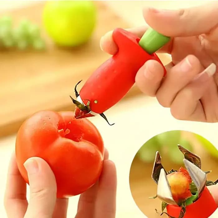 Trancheur de fraises, cordeur de fraises, décortiqueur de fraises, dissolvant de tiges de feuilles de fruits, outils de gâteaux à salade, accessoires de gadgets de cuisine