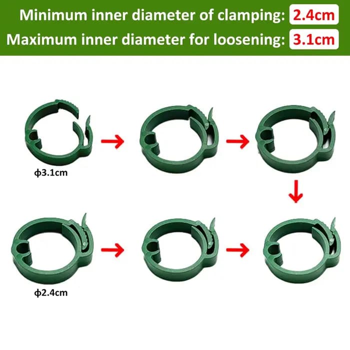 Piquets de Support pour plantes 90/60/30cm, réglables pour jardin, tige unique, Support de fleurs, b