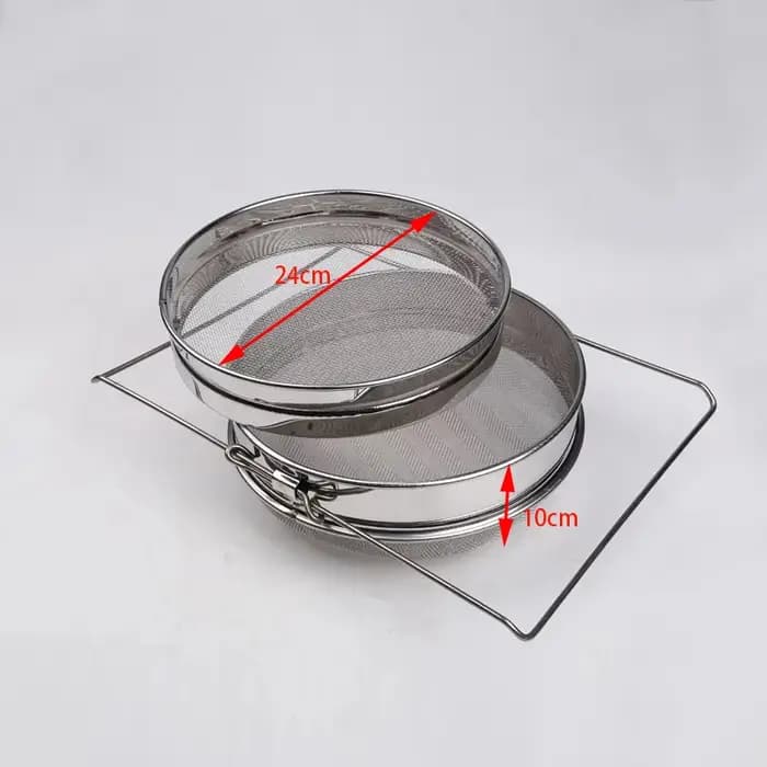 Filtre à miel Double couche en acier inoxydable pour apiculture