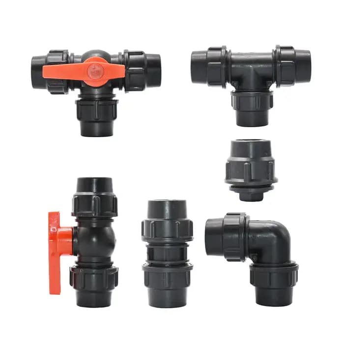 Mathiateur d'eau du robinet en tube PVC PE, 20/25/32/40/50/63mm, embout coudé en T, assujetrapide en