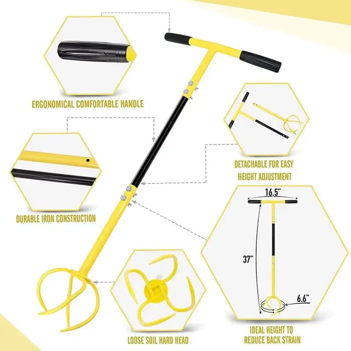 Lanceur torsadé de jardin