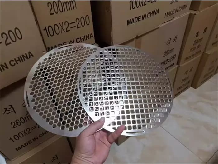 Support de cuisson de refroidissement à trou rond pour Barbecue lisse de 15 à 60cm