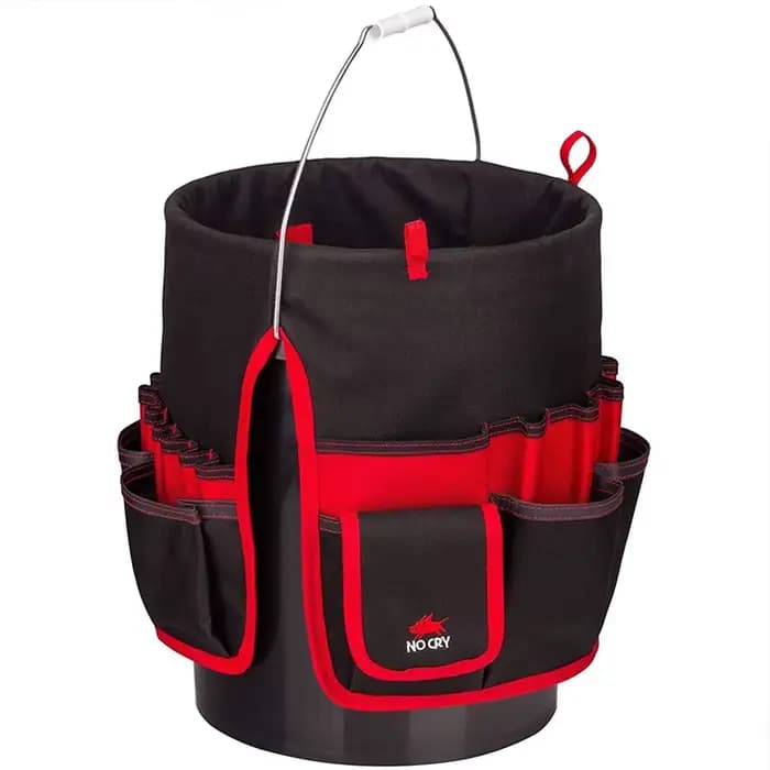 Seau organisateur pochette sac de rangement 42 grilles poche sac à outils de jardinage pochette à ou
