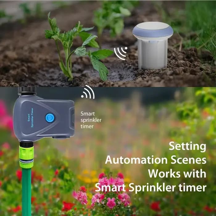 Tuya – capteur de sol intelligent sans fil 3 en 1, moniteur de santé du sol intelligent à énergie solaire pour le jardinage et l'agriculture intelligents