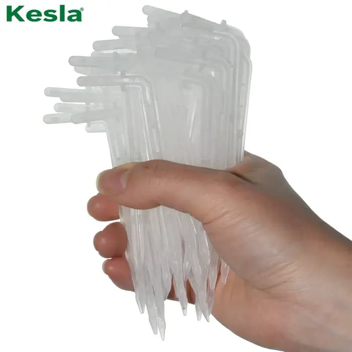 KESLA-Micro goutteur de tuyau d'arrosage à économie d'eau, 25x flèche de courbure transparente 1/4 e