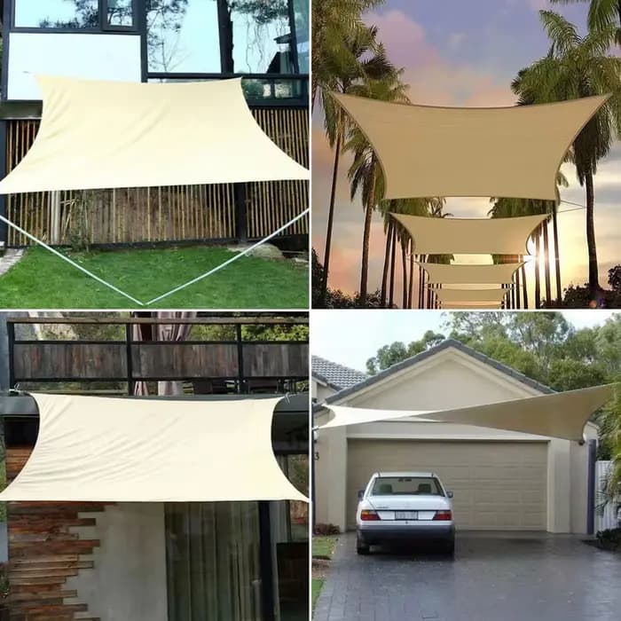 Auvents extérieurs imperméable pare-soleil voile jardin Canopi pour terrasse voiture toile auvent Re