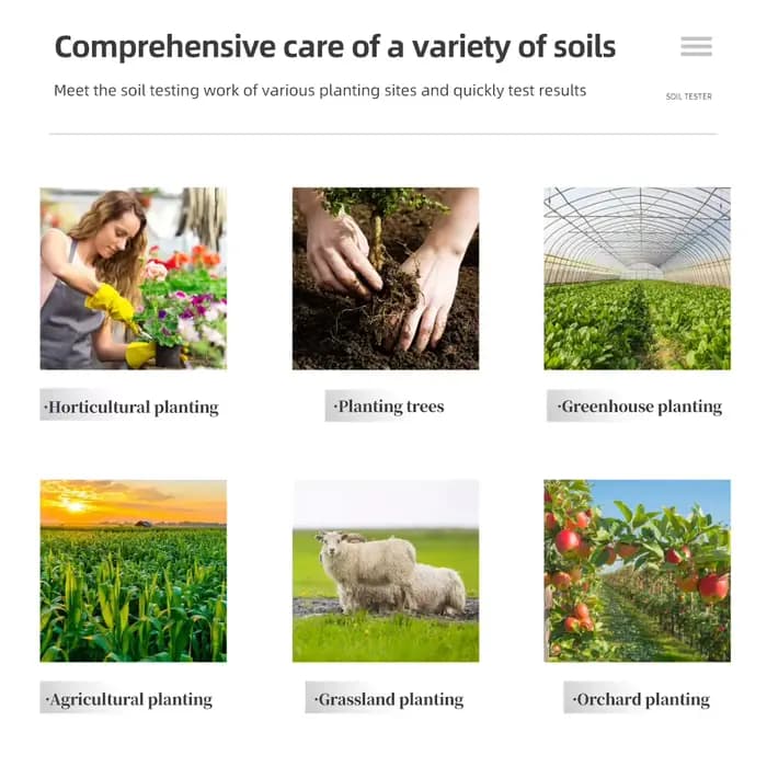 Testeur de fertilité du sol des plantes 3 en 1