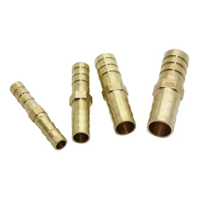 Connecteur droit en laiton barbelé, 6/8/10/12mm, 8mm à 6mm, joint de réduction barbelé, d'argile de