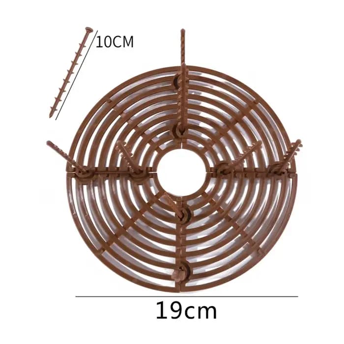 Protection de sol pour pot de plante avec grille, couvercle de pot de fleur, sécurité bébé, souris,