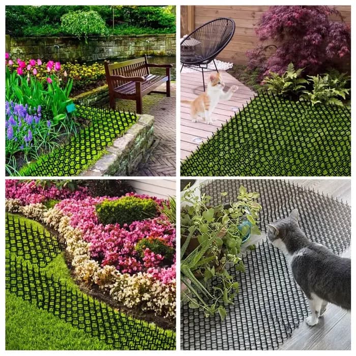Bande de pincettes de jardin, 6/10 pièces, tapis de dissuasion répulsif pour chat, bandes de pinceme