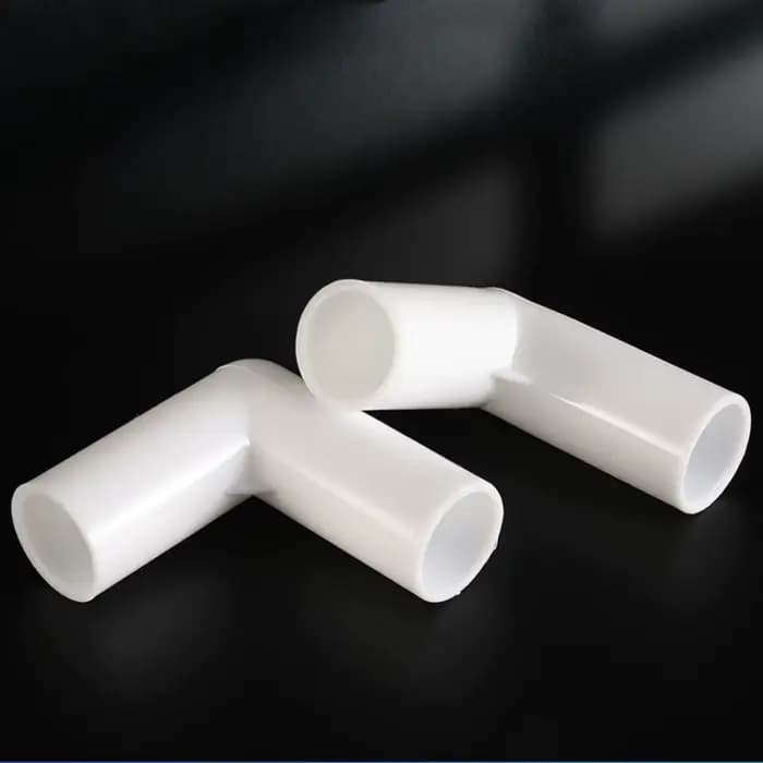 Connecteur blanc en plastique ID 8mm, coude droit stéréoscopique, joint en T jardin verger pelouse d