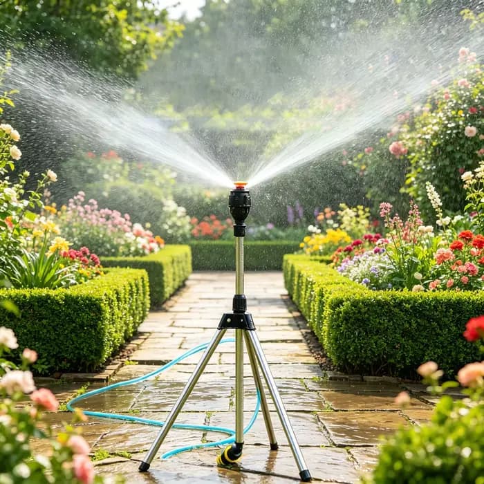 360 ° Kit d'arrosage rotatif pour jardin, système d'irrigation automatique pour pelouse, cour, pat