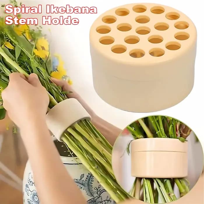 Support de tige en spirale pour fleurs Ikebana, support de tige en spirale pour vases, torsadeur de
