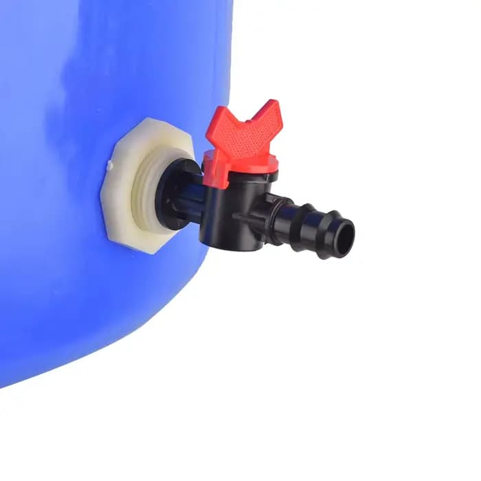 Adaptateur de vanne de cloison de baril de pluie en PVC, adaptateur de tuyau de 16, 20mm, aquariums,