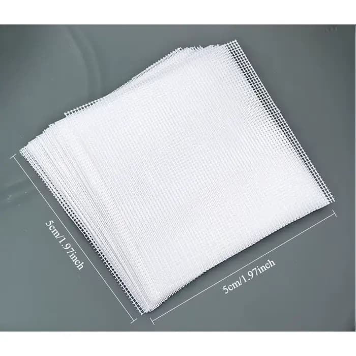 50 pièces de tampons en maille pour trous de pot, grilles de drainage pour le fond des pots, pour év