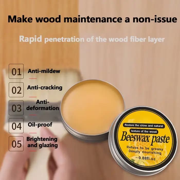 Cire d'abeille pour polissage de meubles