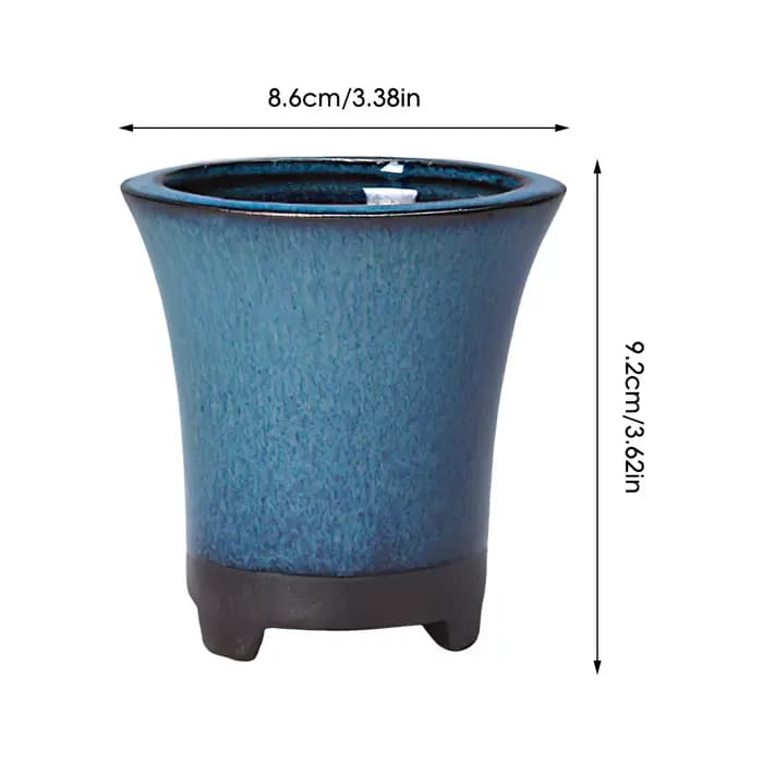 Pot de fleur en céramique avec trou de vidange