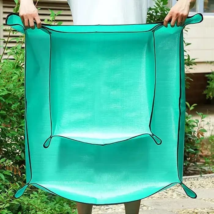 Tapis de régénération des plantes Tapis de transplantation imperméable Carré portable pliable et fac