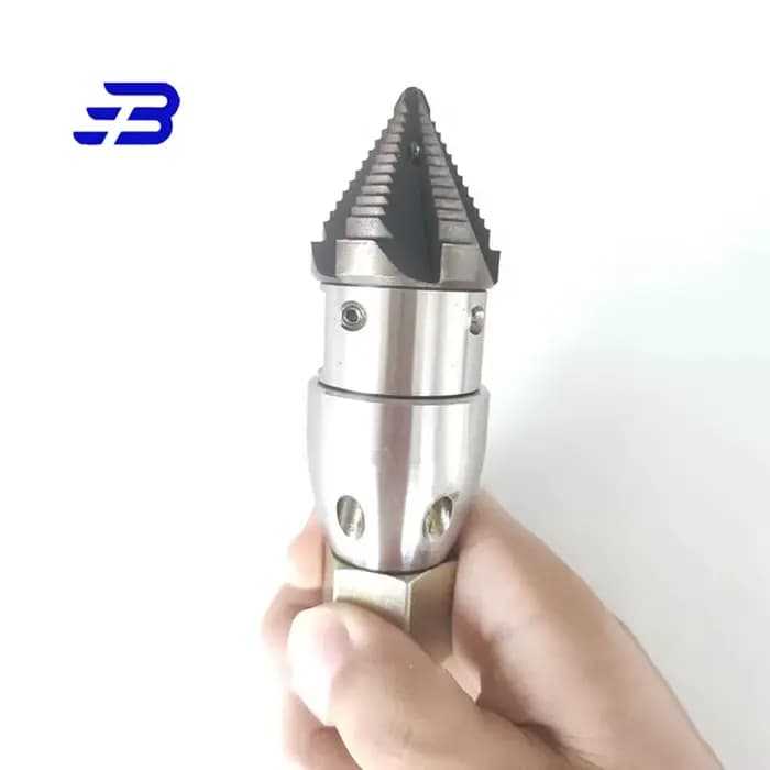 Petite buse rotative haute pression en acier inoxydable, tuyau d'égout, souris d'eau, pagode, buse d