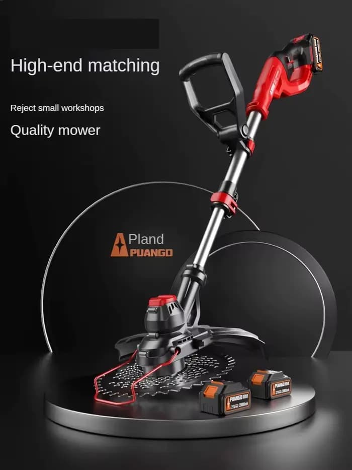 Tondeuse à Gazon Électrique Portable avec Batterie au Lithium