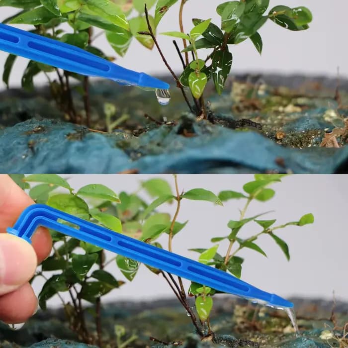 Système d'arrosage automatique pour jardin 20m, d'argile goutte à goutte 4 voies 3/5mm 2 voies flèch