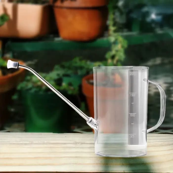 Arrosoir 2L avec longue bouche, outil de jardinage de fleurs portable pour intérieur et extérieur, bureau, bonsaï de fleurs, plantes de maison, Pot d'arrosage