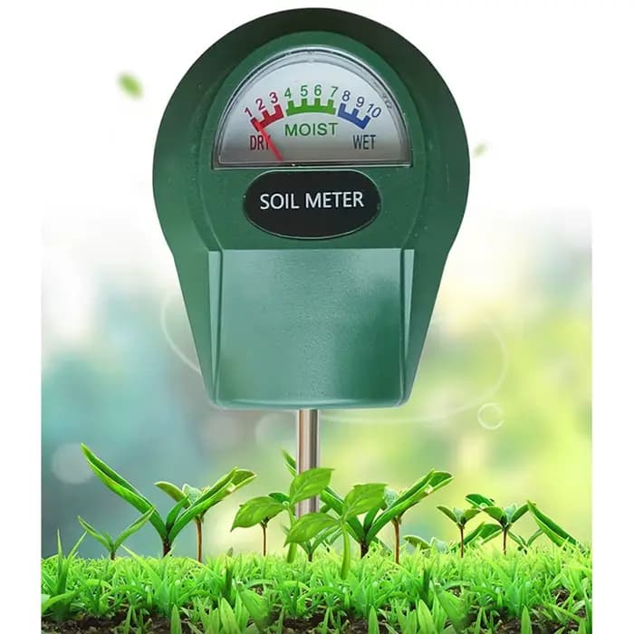 Humidimètre du sol ABS vert et Instruments de test du sol respectueux de l'environnement