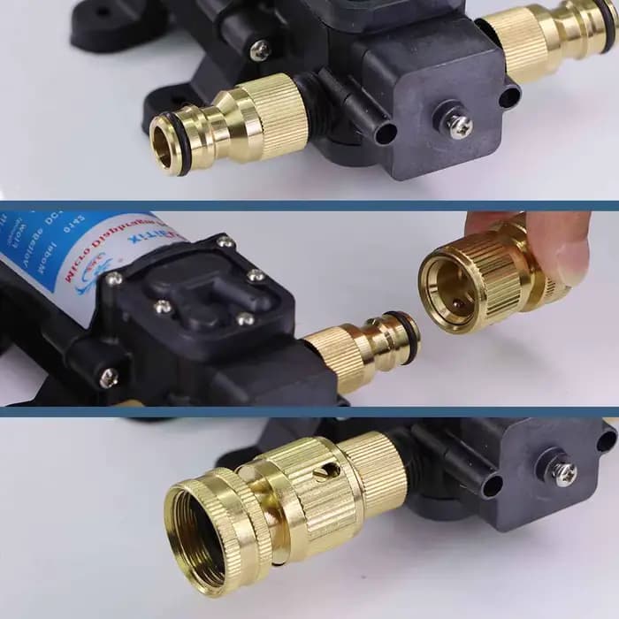 Connecteur rapide pour tuyau d'arrosage et d'irrigation, filetage femelle en laiton, adaptateur de p