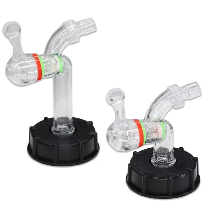 Connecteur de robinet de réservoir IBC à filetage grossier S60 x 16mm 1/2 ''3/4'', adaptateur de cou