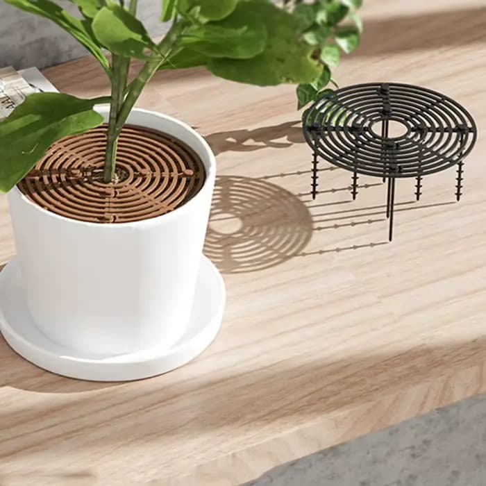 Couvercle de protection du sol pour pot de plantes