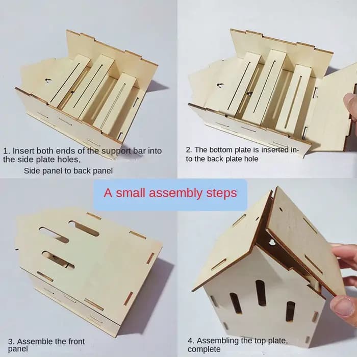 Nichoir en bois pour chauves-souris d'extérieur