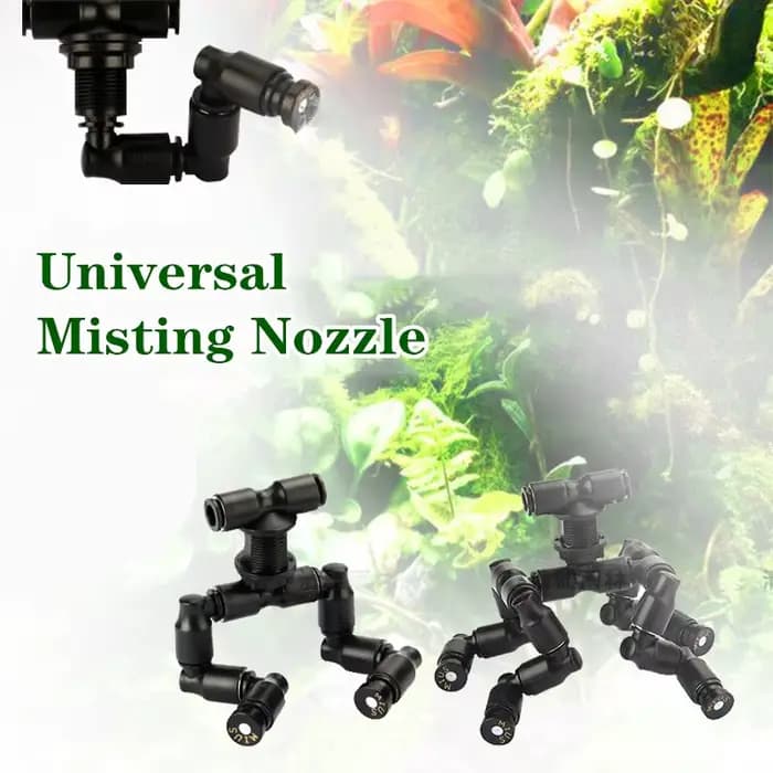 MIUS – buse de brumisation universelle réglable, pour jardin, serre, Irrigation, Aquarium, Reptile,