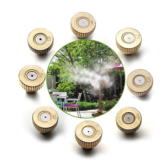 Buses de Brumisation en Laiton pour Jardin, Système d'Irrigation pour Serre, Plantes à Fleurs, Pulvé