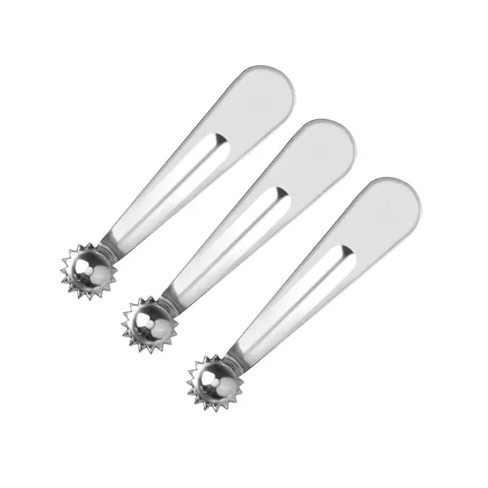 Outil de carottage de tomate, outil de retrait de carottier en acier inoxydable de fraise, dissolvant de tige supérieure de tomate Portable, dissolvant de tiges de tomate ergonomique