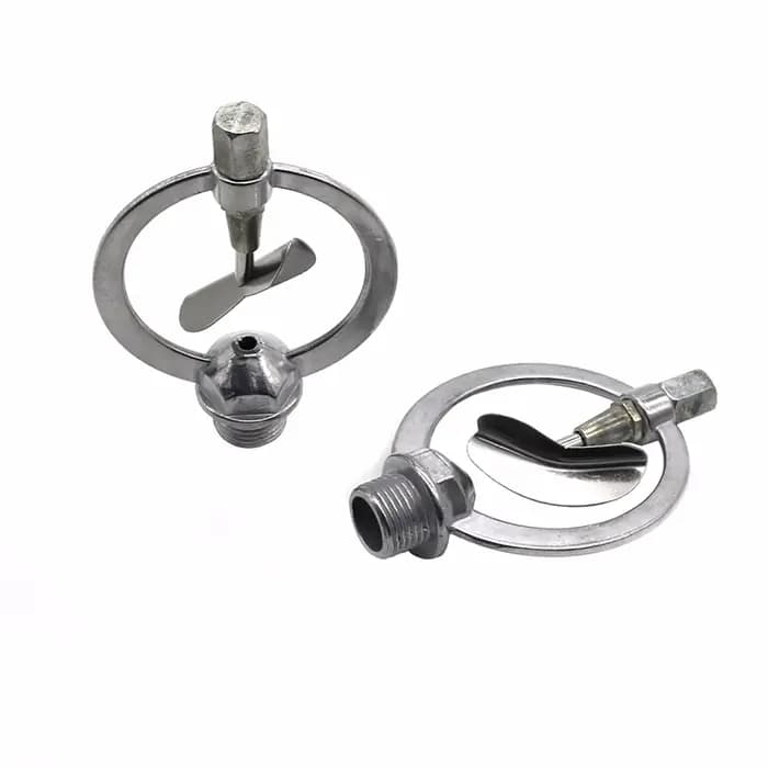 Arroseur d'irrigation à tête papillon en métal Zinc, 1/2 pouces, rotatif à 360 degrés, robuste, pour