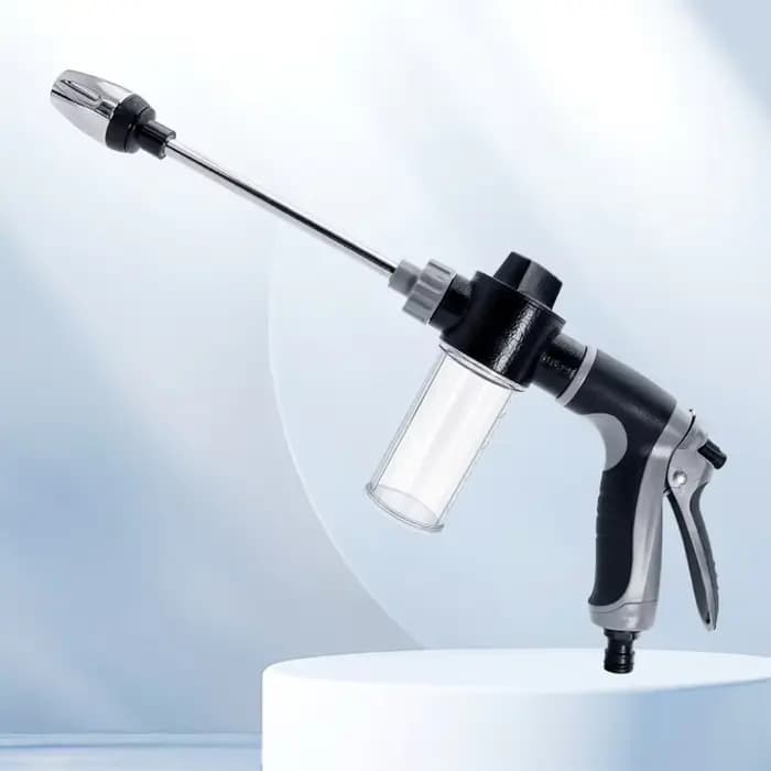 Pistolet à eau domestique multifonctionnel pour arrosage, pot à mousse, lavage de voiture, pistolet