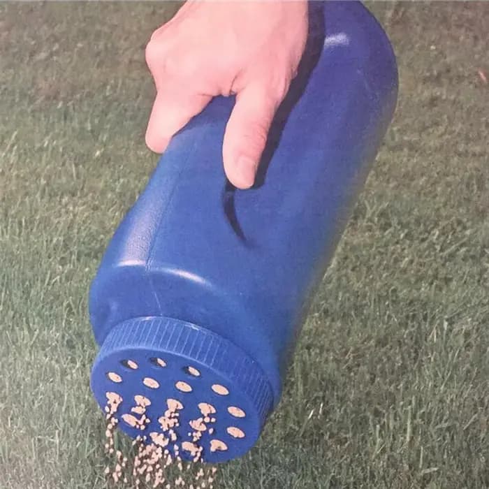 Épandeur à main 2L, taille de trou réglable pour engrais de graines