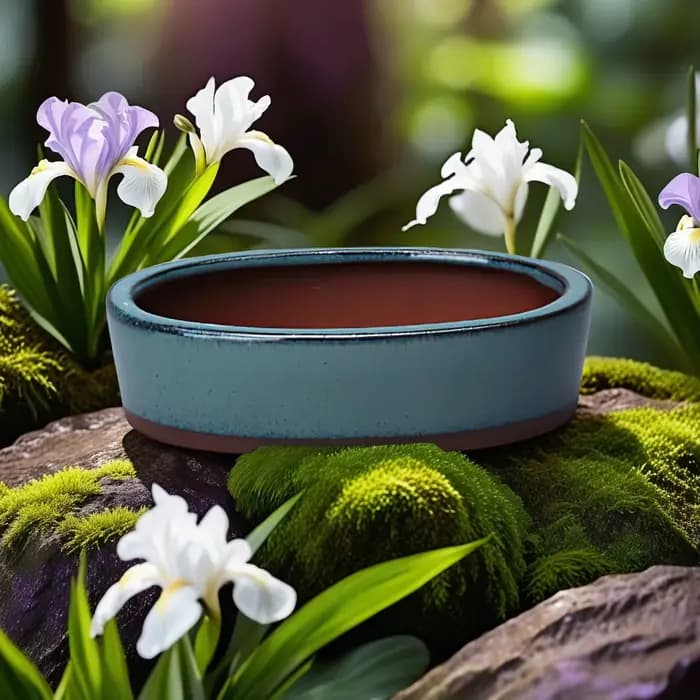 Pot de fleur en céramique avec trou de vidange