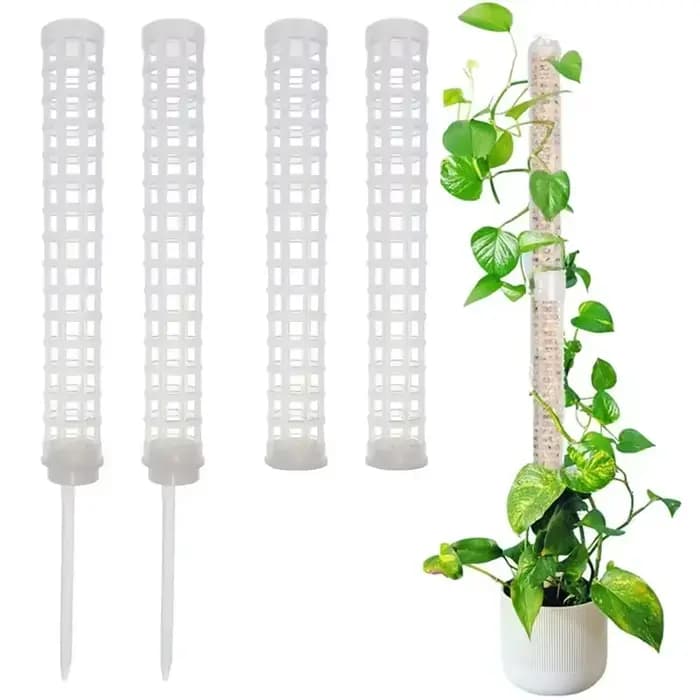 Bâton de support en treillis pour plantes, poteau de mousse en plastique, support pour Pot de plante