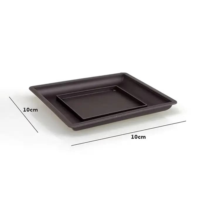Pot de fleur en plastique, 1 pièce, Pots de fleurs carrés pour balcon, bol de bonsaï, Pot de fleur p