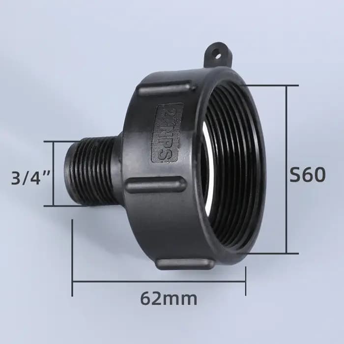 Adaptateur de réduction pour réservoir d'eau IBC