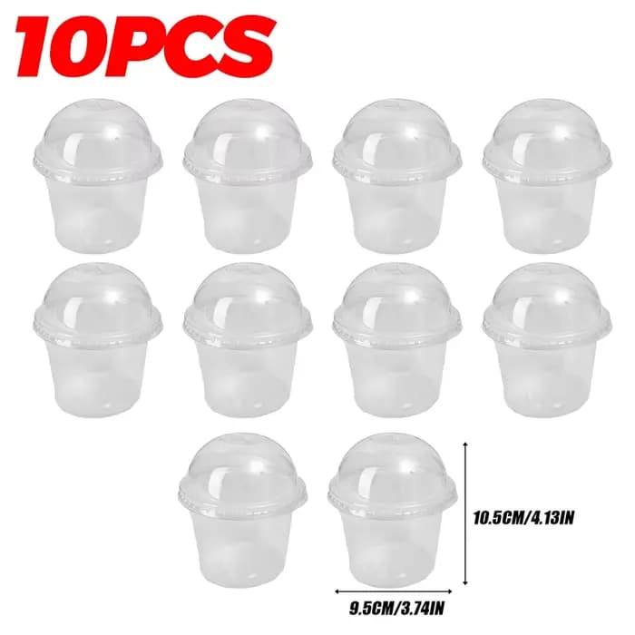 Pots de pépinière transparents avec couvercles, pots respirants pour la germination des graines, pot