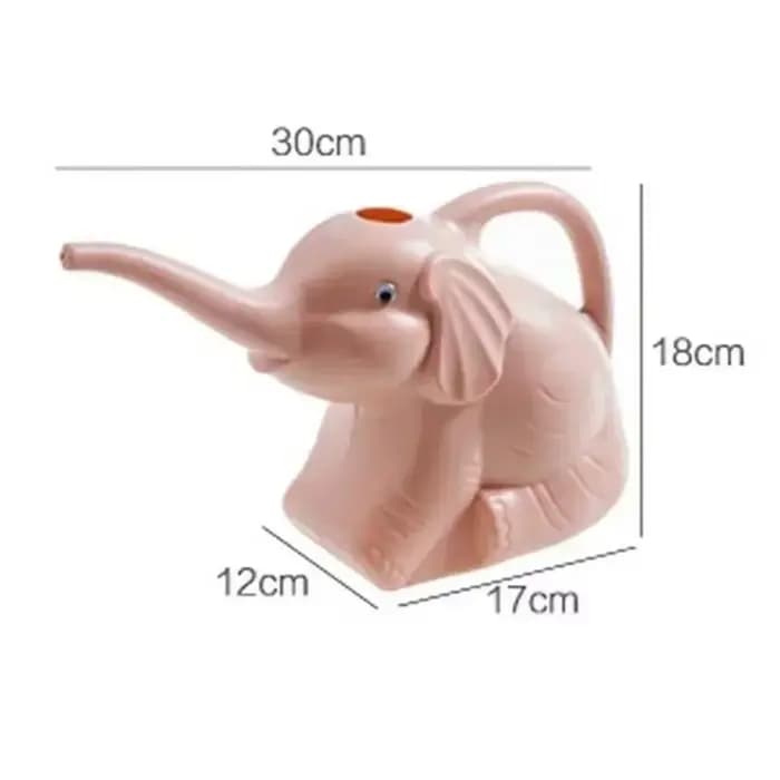 Arrosoir en plastique mignon en forme d'éléphant pour plantes