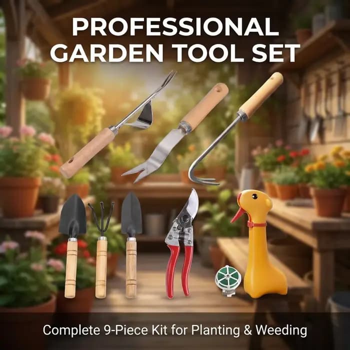 Ensemble d'outils de jardinage personnalisables