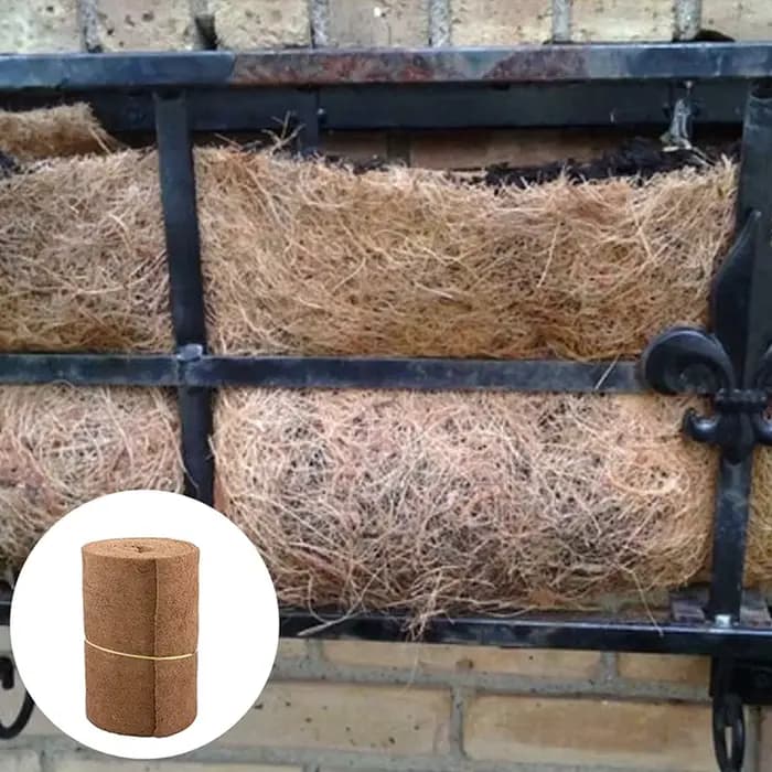 4 TANAMP-Doublure en fibre de palmier, rouleau en vrac, tapis en polymères, panier de fleurs, pot de