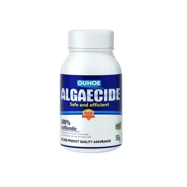 Algicide haute efficacité 50g pour aquarium et bassin – Contrôle des algues et du mousse – Réduit l'eau verte –